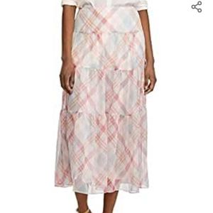 Ralph Lauren Pastel Plaid Skirt